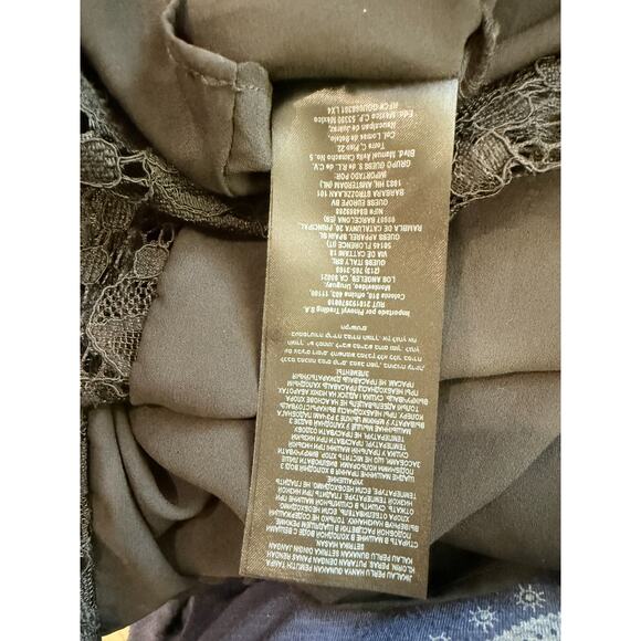 GUESS Dress Women's Maxi‎ Black Lace inset Boho, Romantic Spaghetti Strap Med - Picture 11 of 13